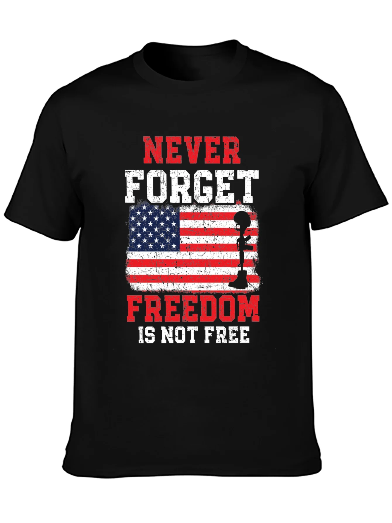 Rebbecca Patriotic Never Forget Graphic Tee