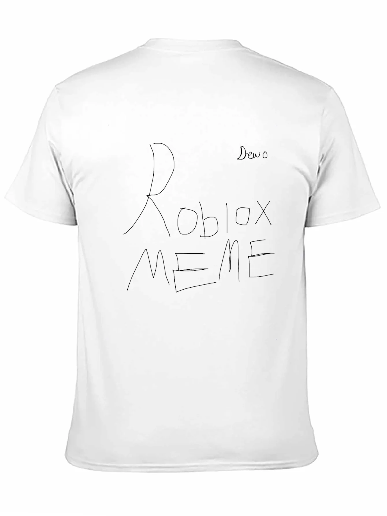 Rebbecca Roblox Meme T-Shirt - Black