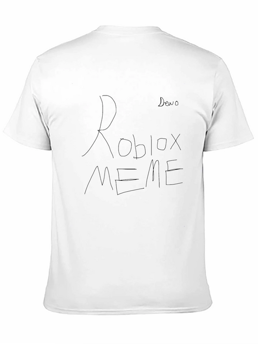 Rebbecca Roblox Meme T-Shirt - Black