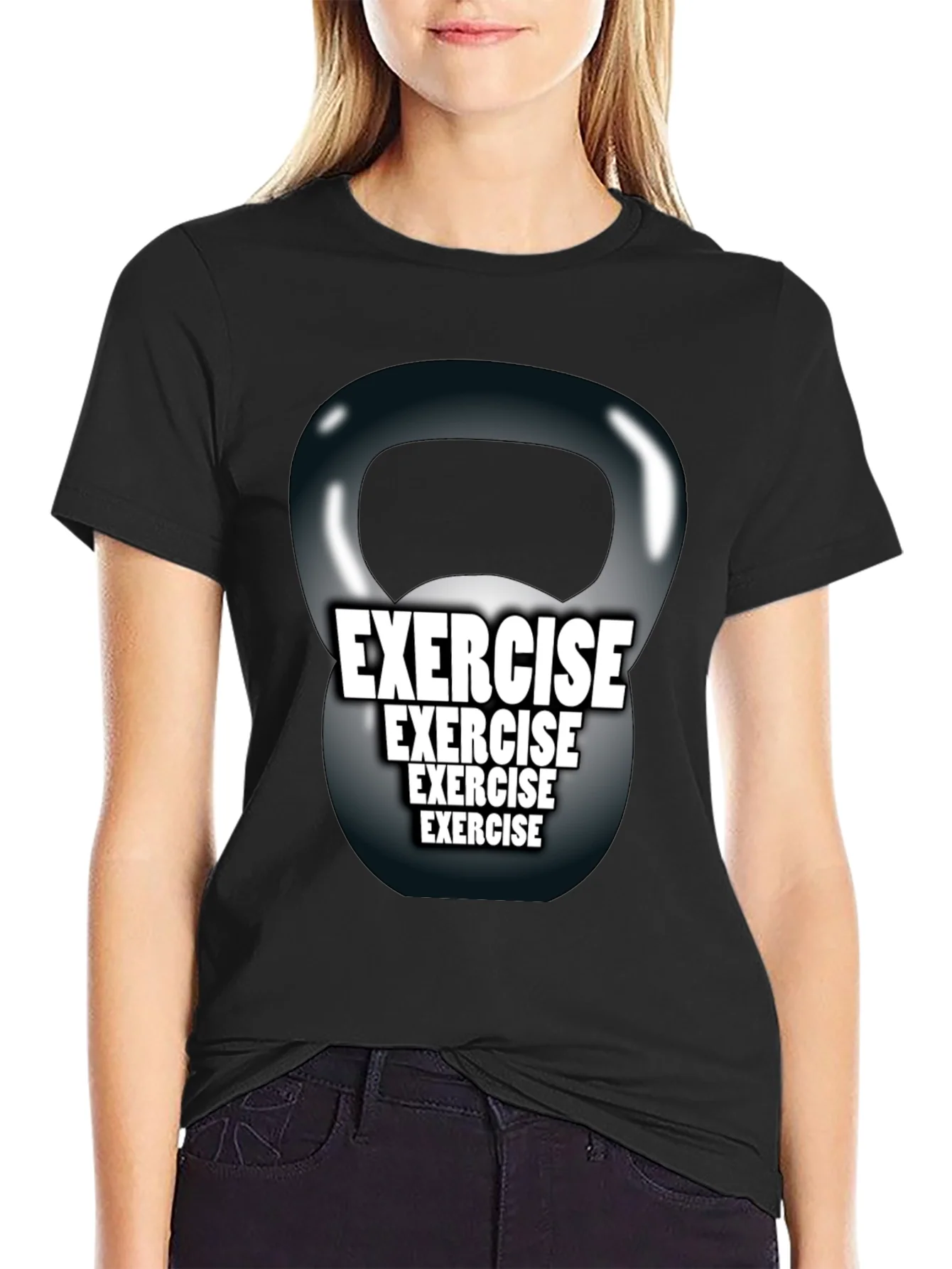Rebbecca Exercise Kettlebell Graphic Tee