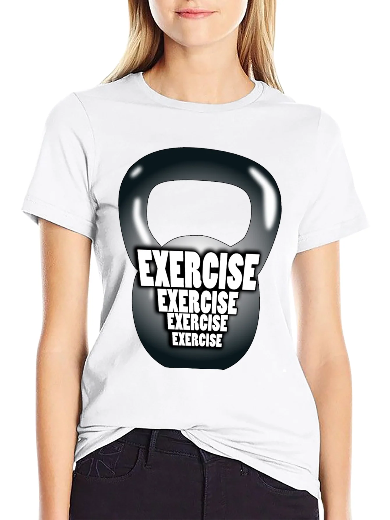 Rebbecca Exercise Kettlebell Graphic Tee