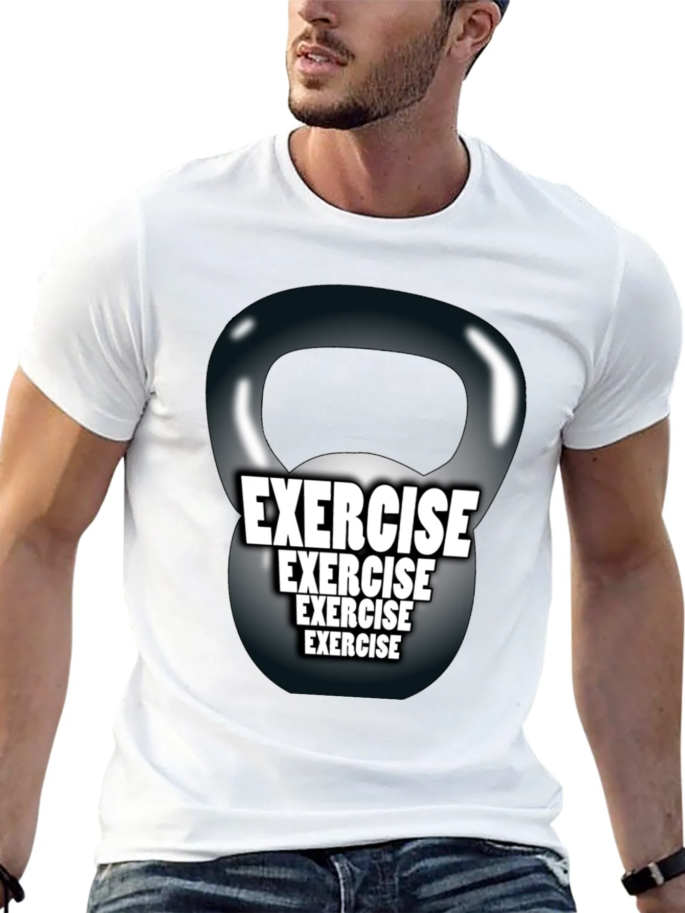 Rebbecca Exercise Kettlebell Graphic Tee