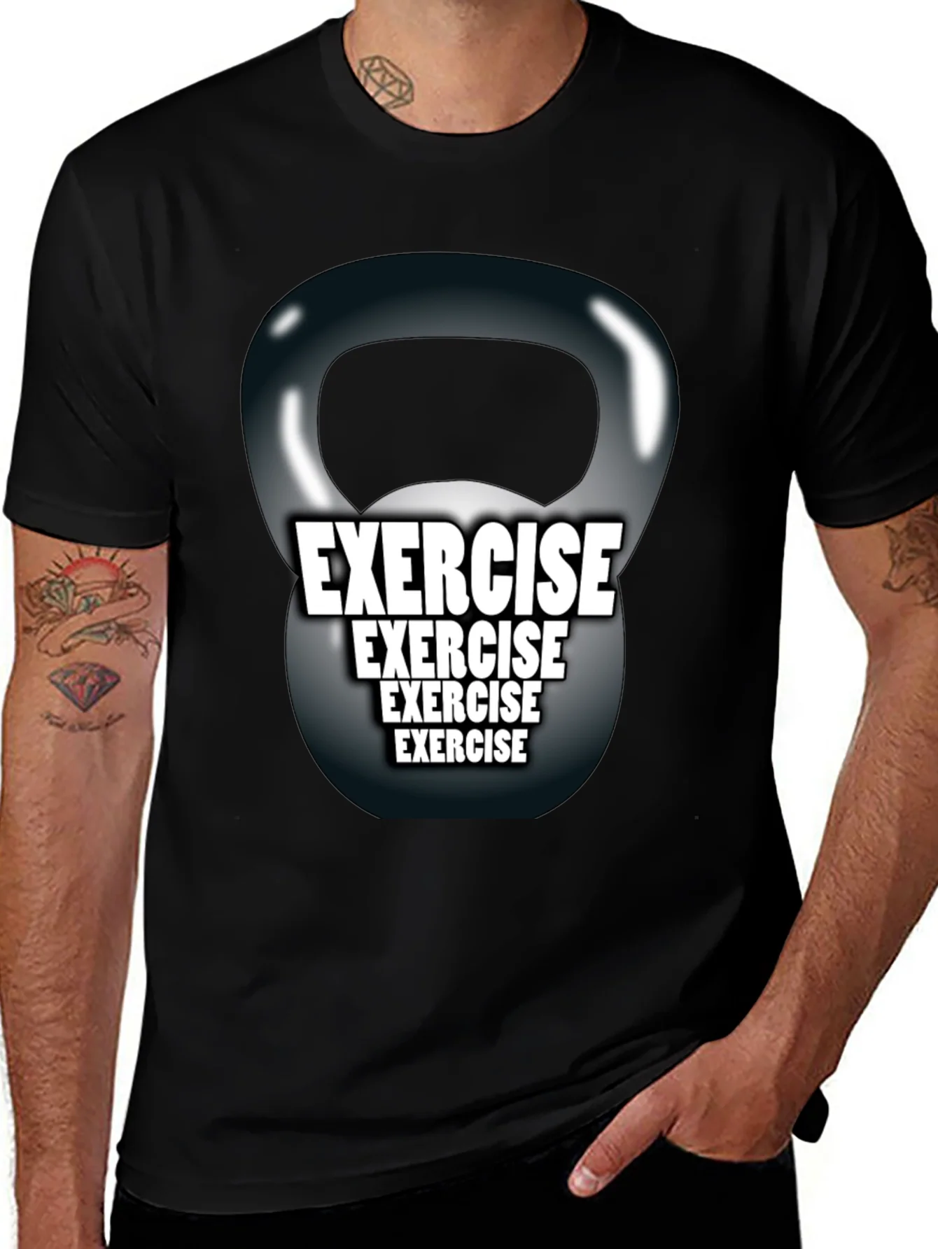 Rebbecca Exercise Kettlebell Graphic Tee