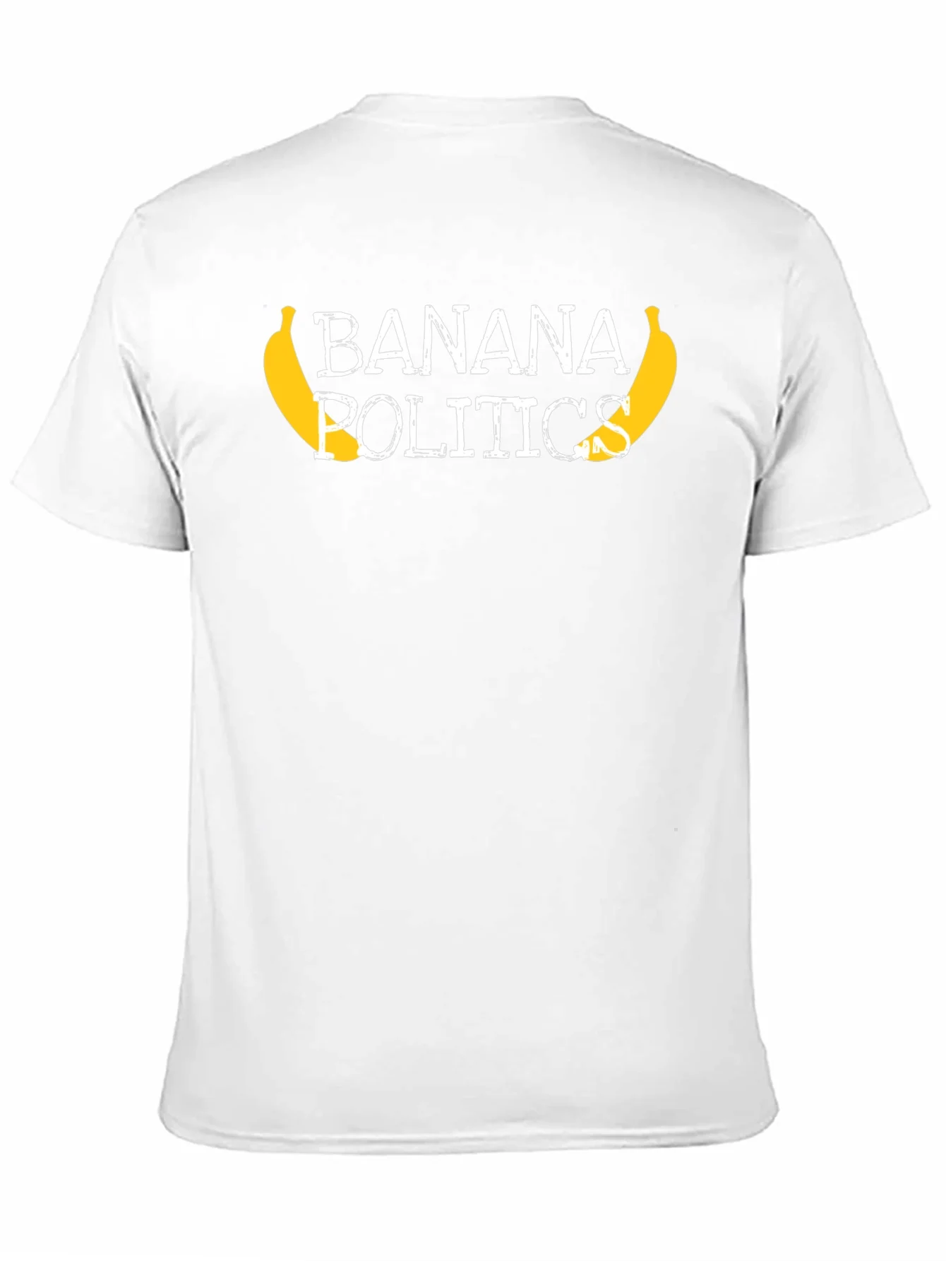 Rebbecca Banana Politics Graphic Tee - Unisex Black T-Shirt