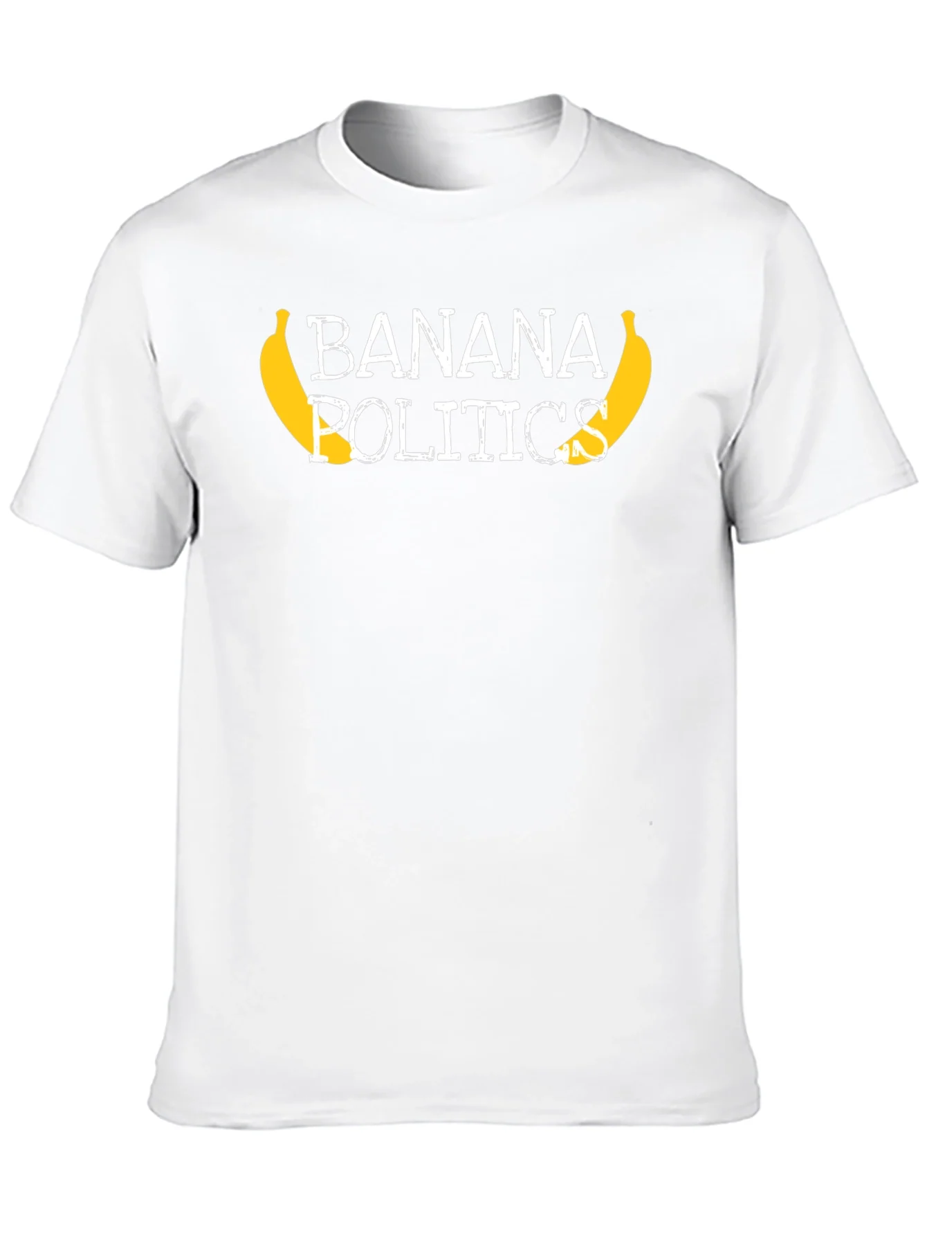 Rebbecca Banana Politics Graphic Tee - Unisex Black T-Shirt