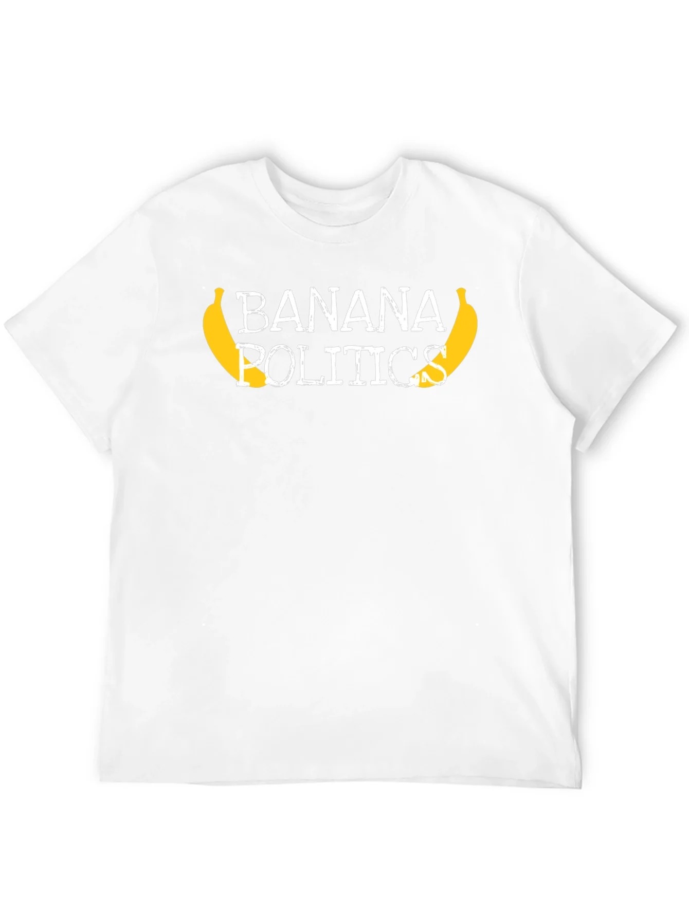 Rebbecca Banana Politics Graphic Tee - Unisex Black T-Shirt