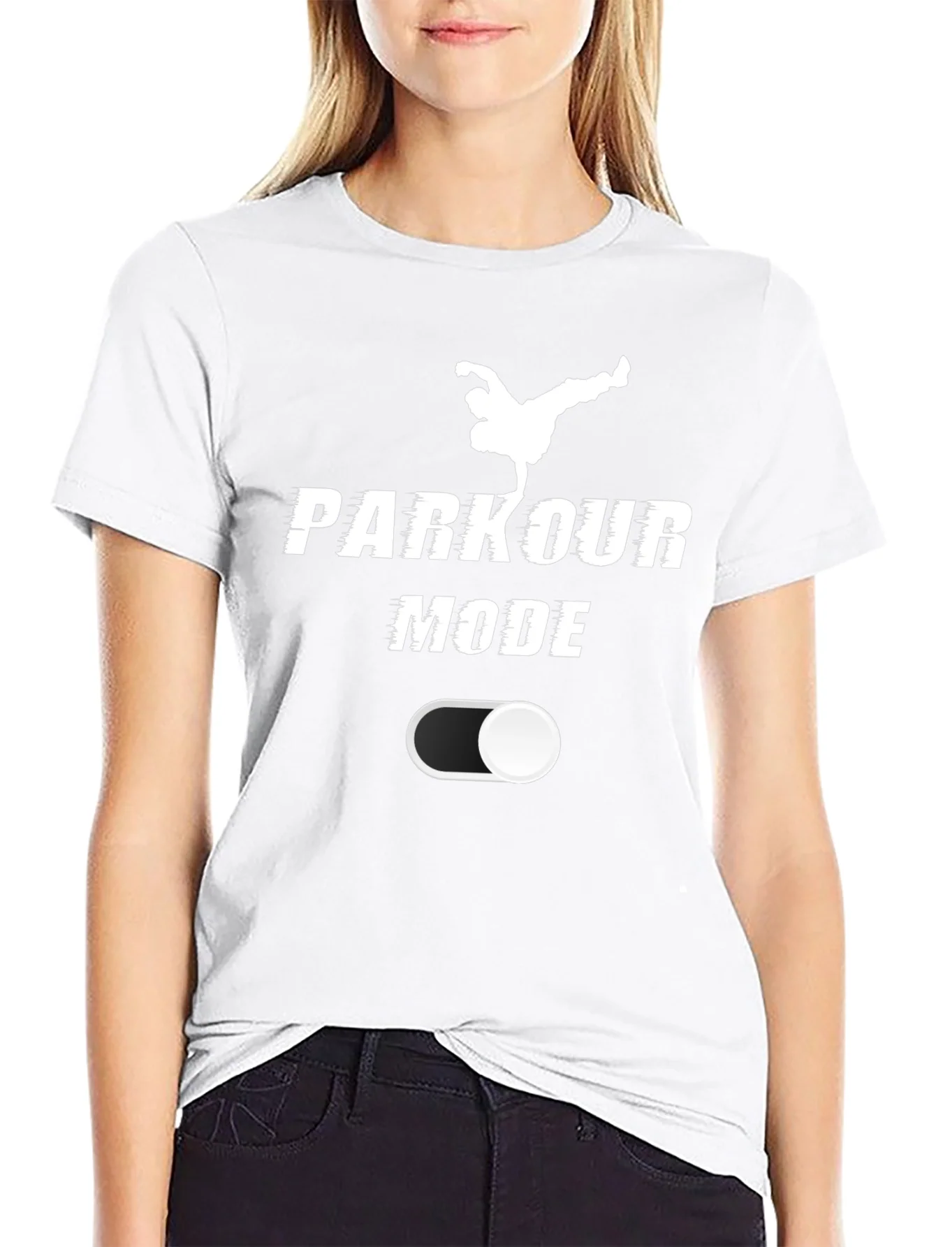 Rebbecca Parkour Mode On - Stylish Graphic Tee