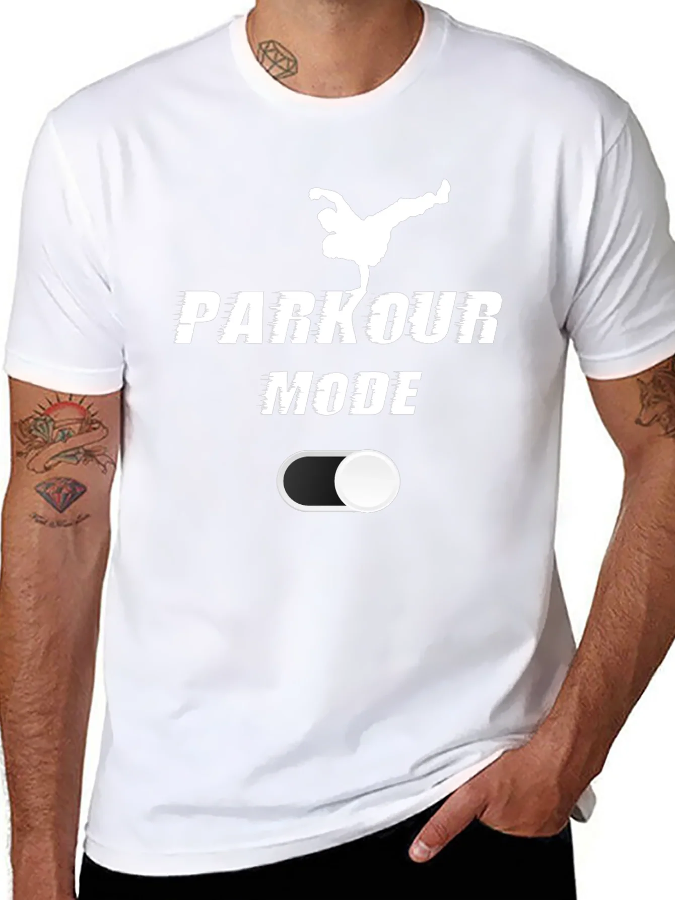 Rebbecca Parkour Mode On - Stylish Graphic Tee
