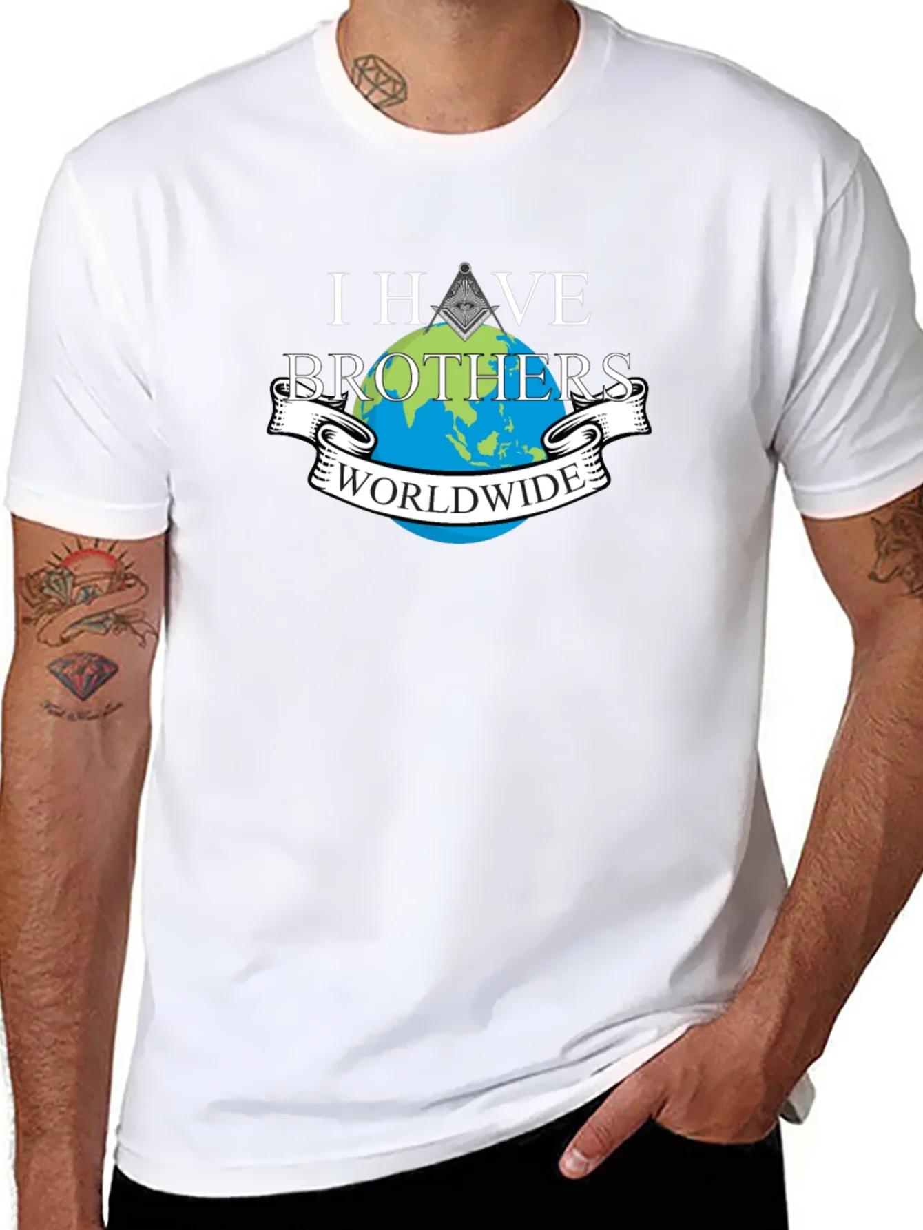 Camiseta Negra Hermanos Mundiales