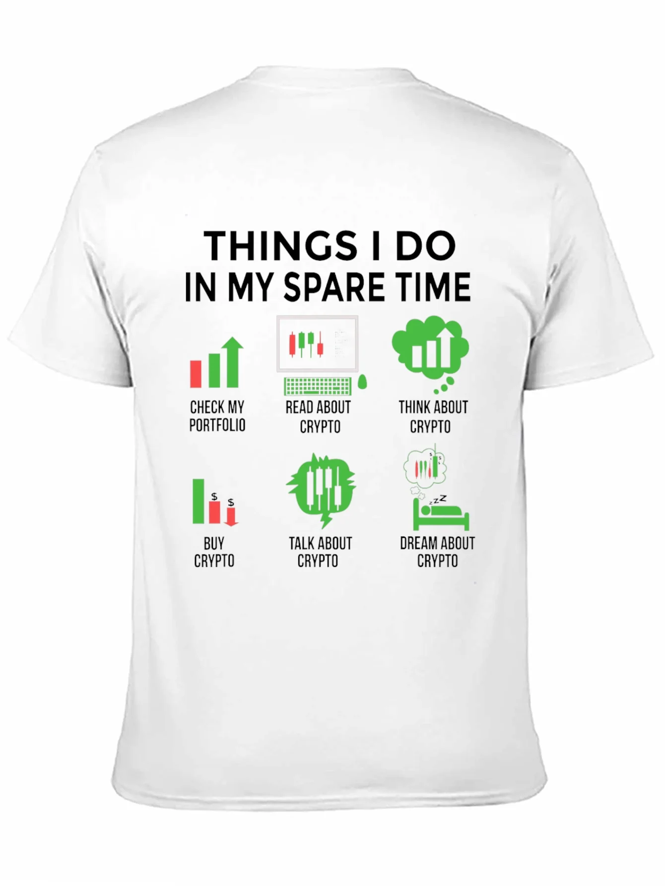Camiseta Hombre Crypto Trader Tiempo Libre