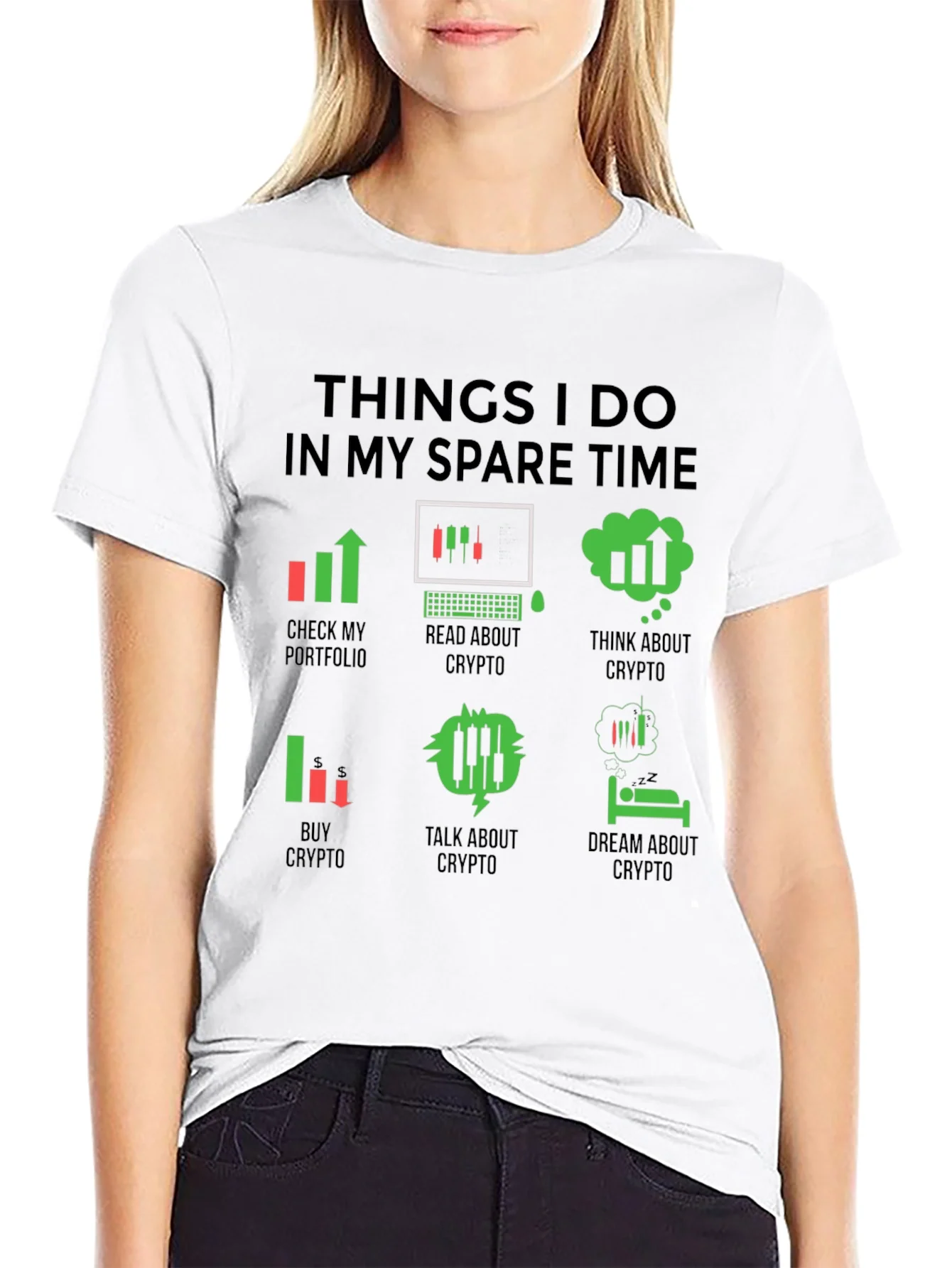 Camiseta Hombre Crypto Trader Tiempo Libre