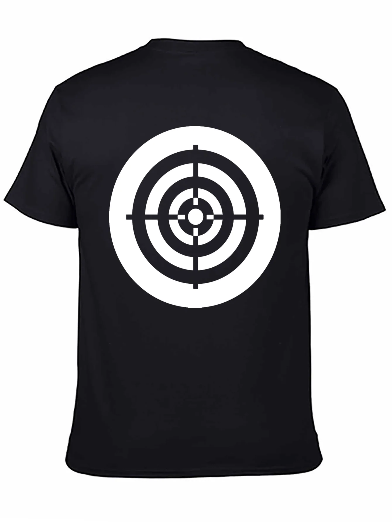 Camiseta Negra con Diana de Tiro al Blanco