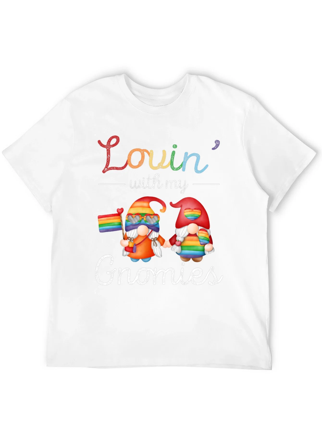 Rebbecca Lovin With My Gnomies Pride T-Shirt