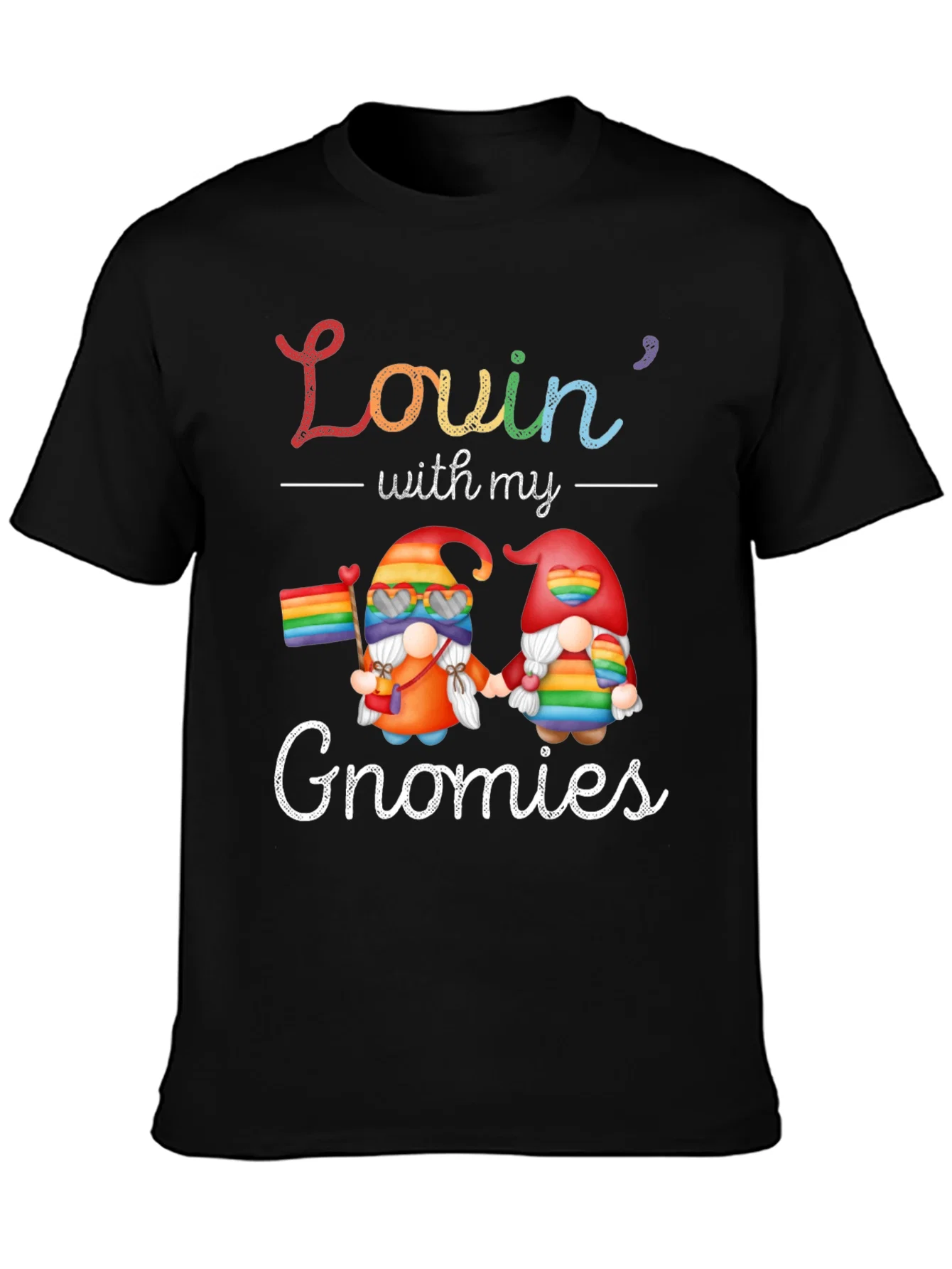 Rebbecca Lovin With My Gnomies Pride T-Shirt