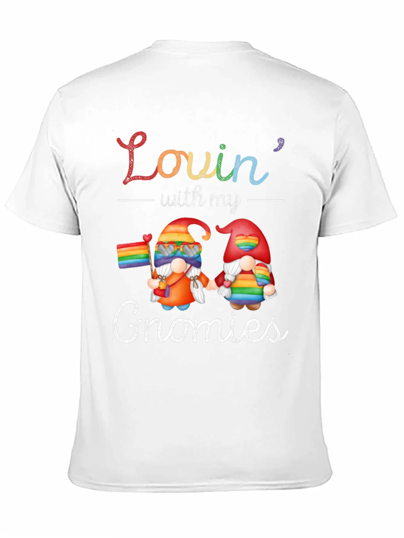Rebbecca Lovin With My Gnomies Pride T-Shirt