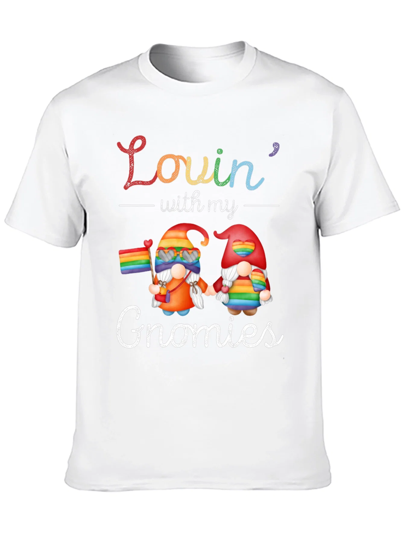 Rebbecca Lovin With My Gnomies Pride T-Shirt