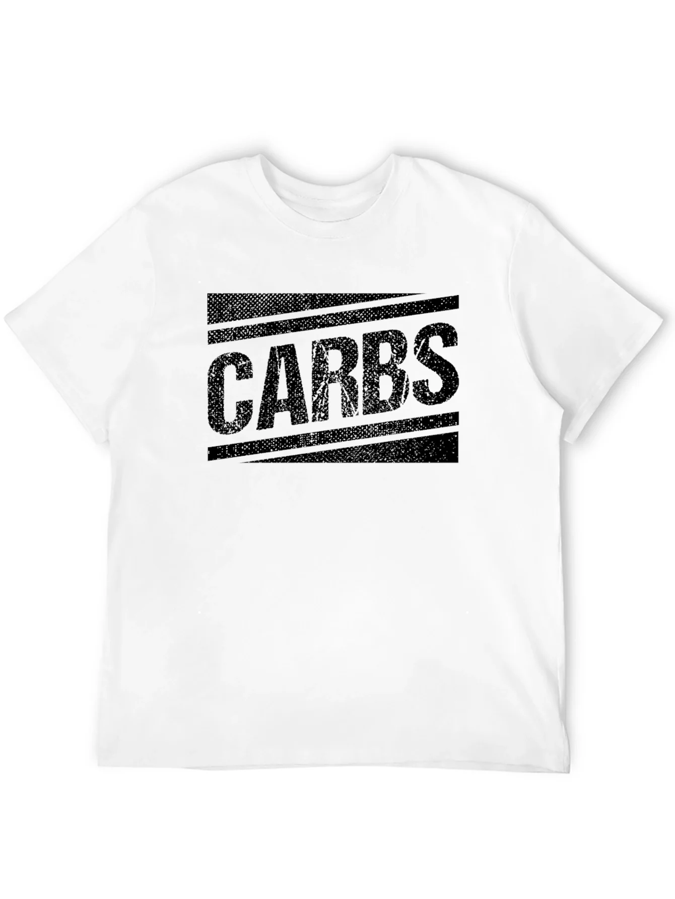 Camiseta Negra Carbs - Estilo Casual y Moderno
