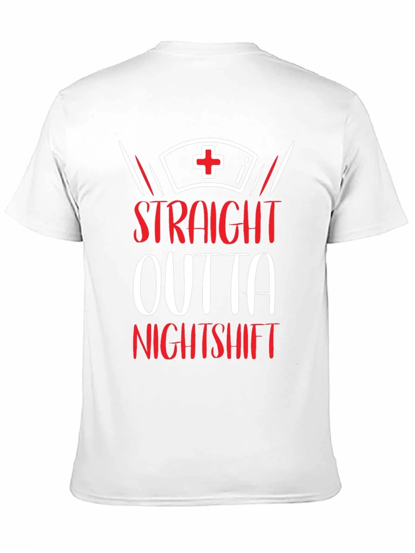 Camiseta Straight Outta Nightshift para Enfermer¨ªa