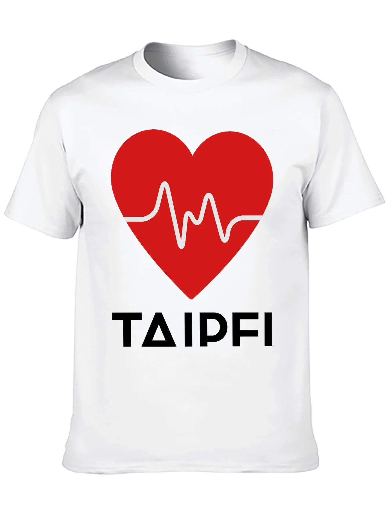 Rebbecca Heartbeat Graphic Tee - TAIPFI Design