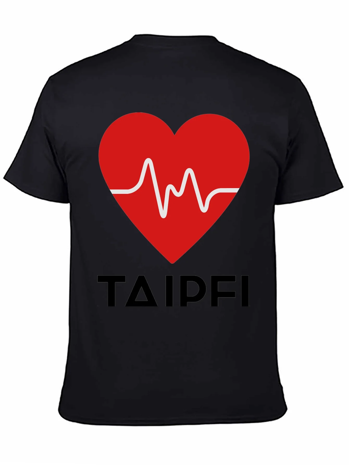 Rebbecca Heartbeat Graphic Tee - TAIPFI Design