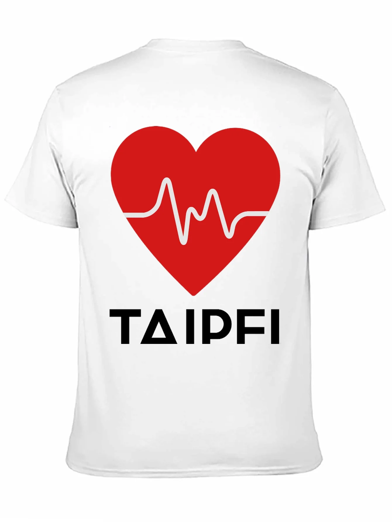 Rebbecca Heartbeat Graphic Tee - TAIPFI Design