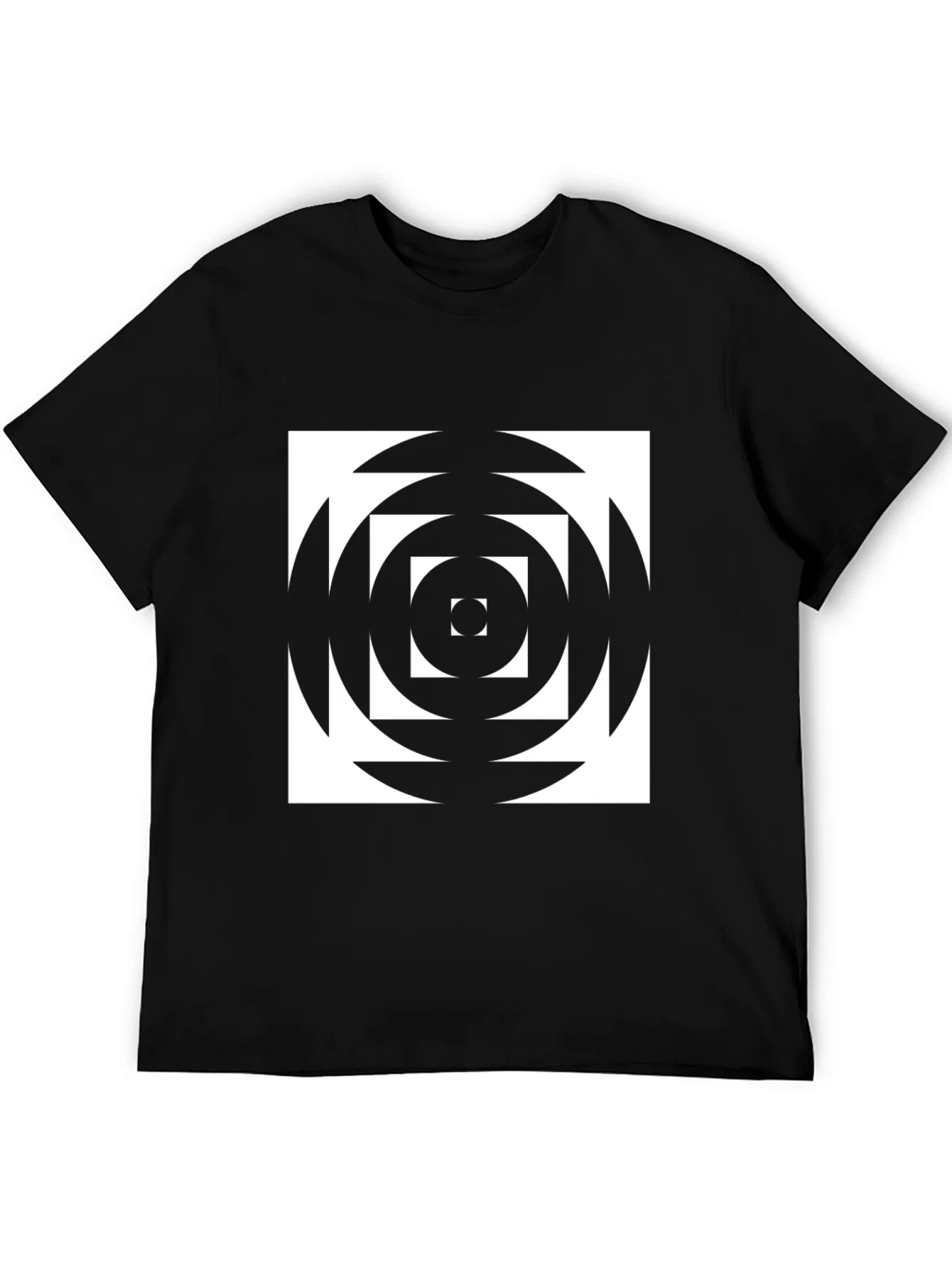 Rebbecca Geometric Optical Illusion Graphic T-Shirt
