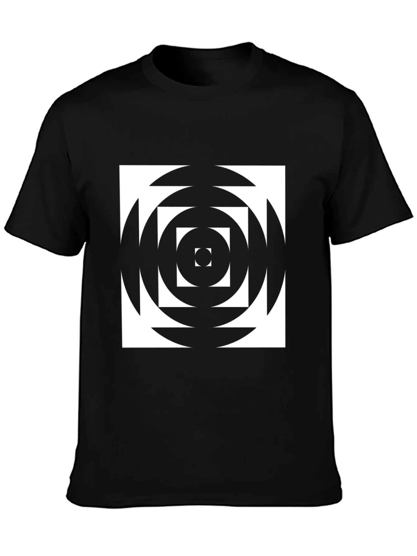Rebbecca Geometric Optical Illusion Graphic T-Shirt