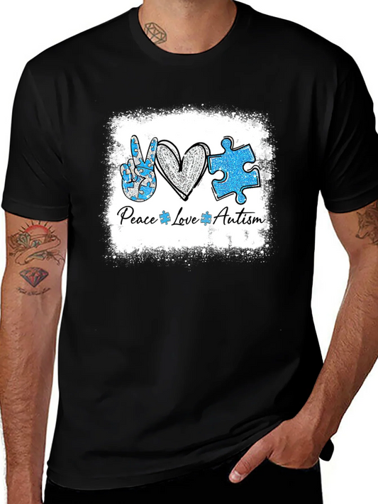 Camiseta Paz Amor Autismo