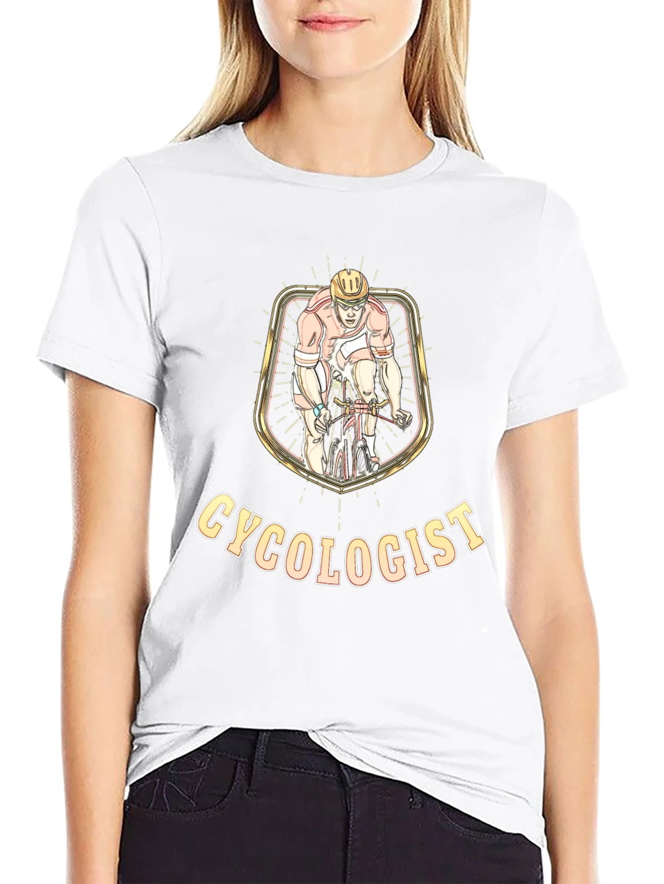 Rebbecca Cycologist T-Shirt: Cycling Enthusiast Funny Tee