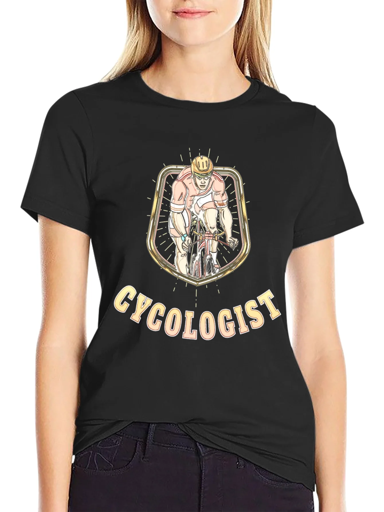 Rebbecca Cycologist T-Shirt: Cycling Enthusiast Funny Tee