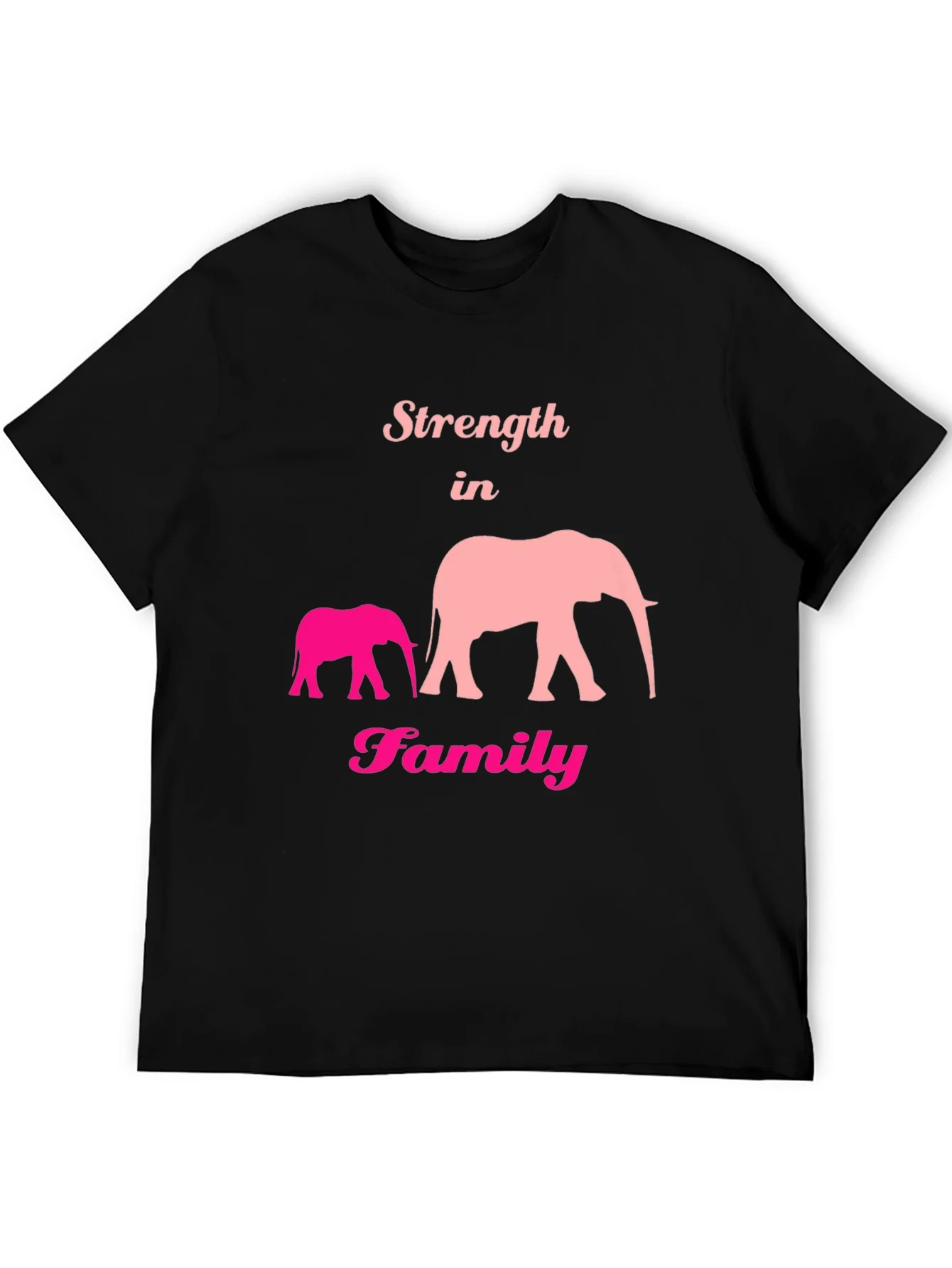 Rebbecca Strength in Family Elephant Graphic T-Shirt