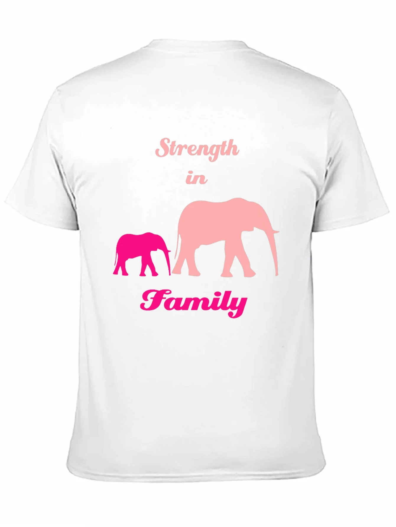 Rebbecca Strength in Family Elephant Graphic T-Shirt