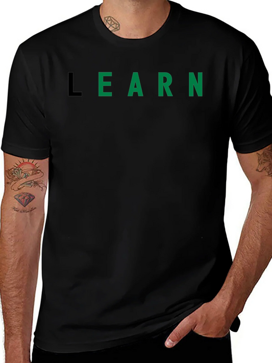 Rebbecca Learn Black Tee - Education & Style