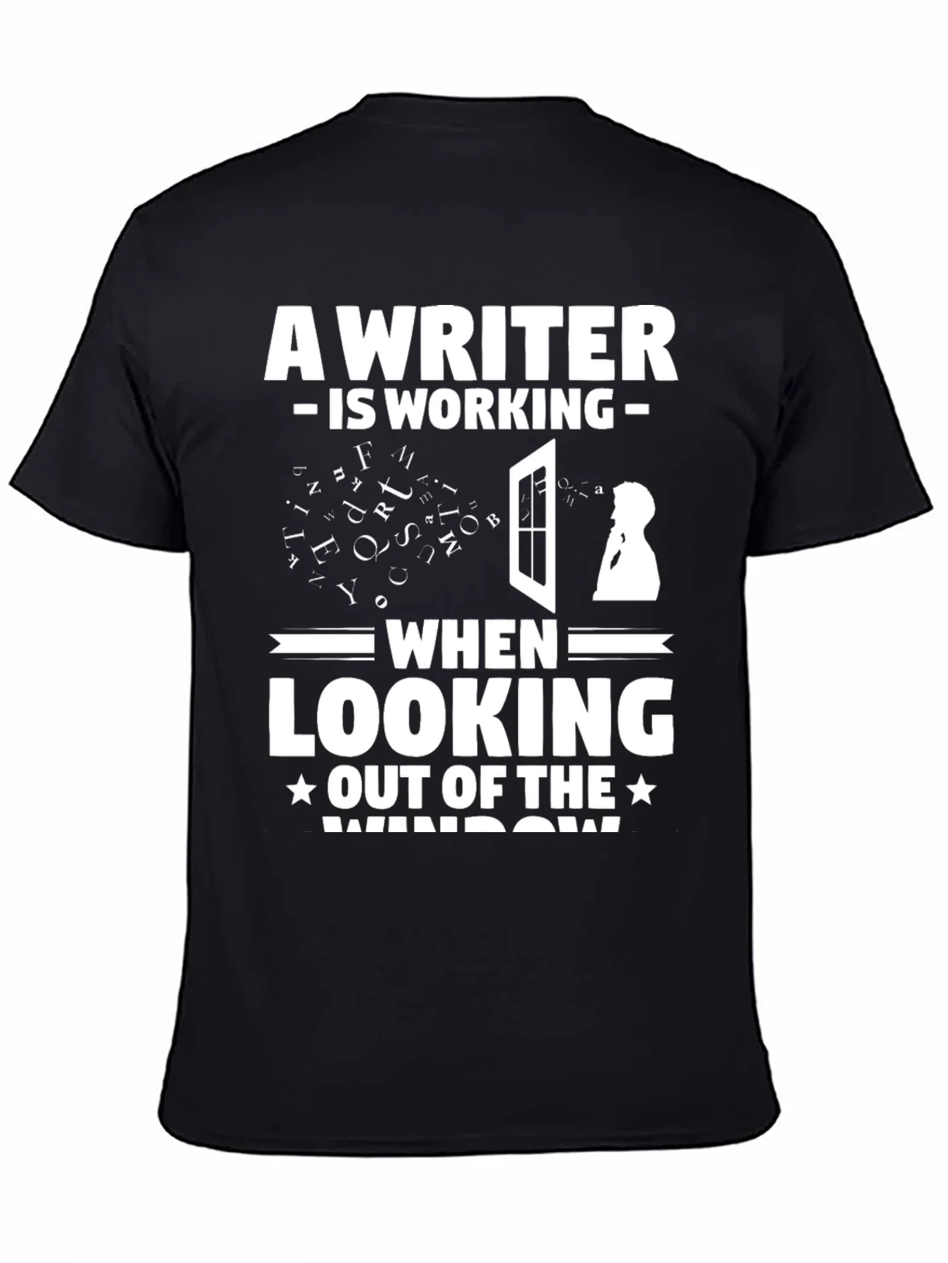 Rebbecca Writer at Work Funny Graphic T-Shirt