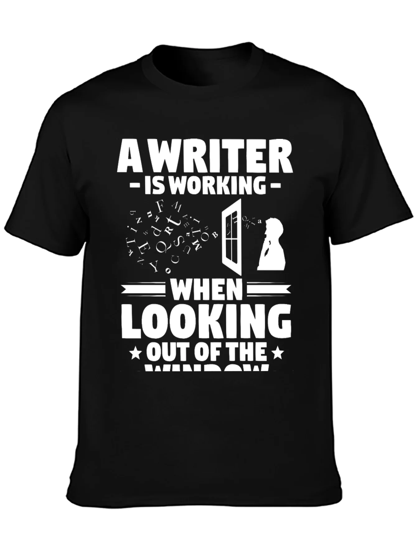 Rebbecca Writer at Work Funny Graphic T-Shirt