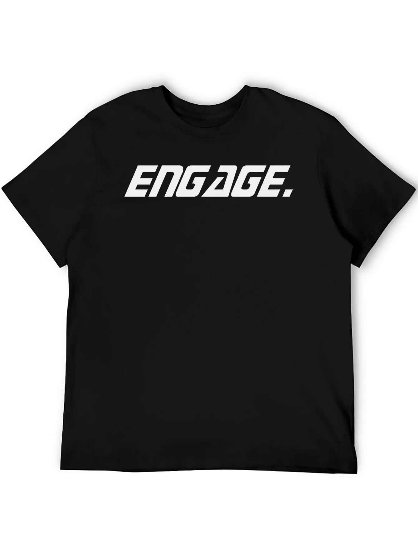 Rebbecca Engage Black Graphic Tee - Mens