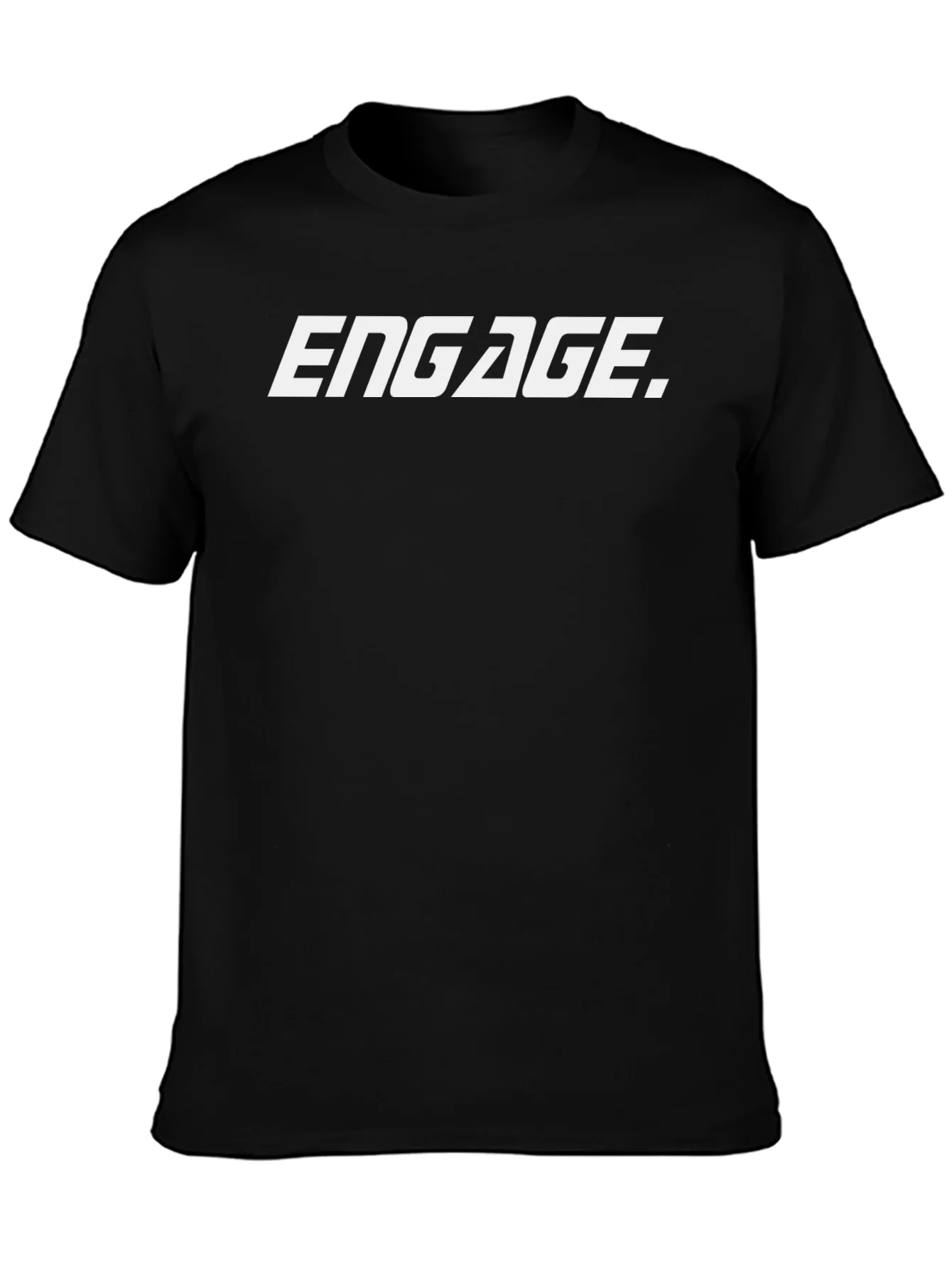 Rebbecca Engage Black Graphic Tee - Mens