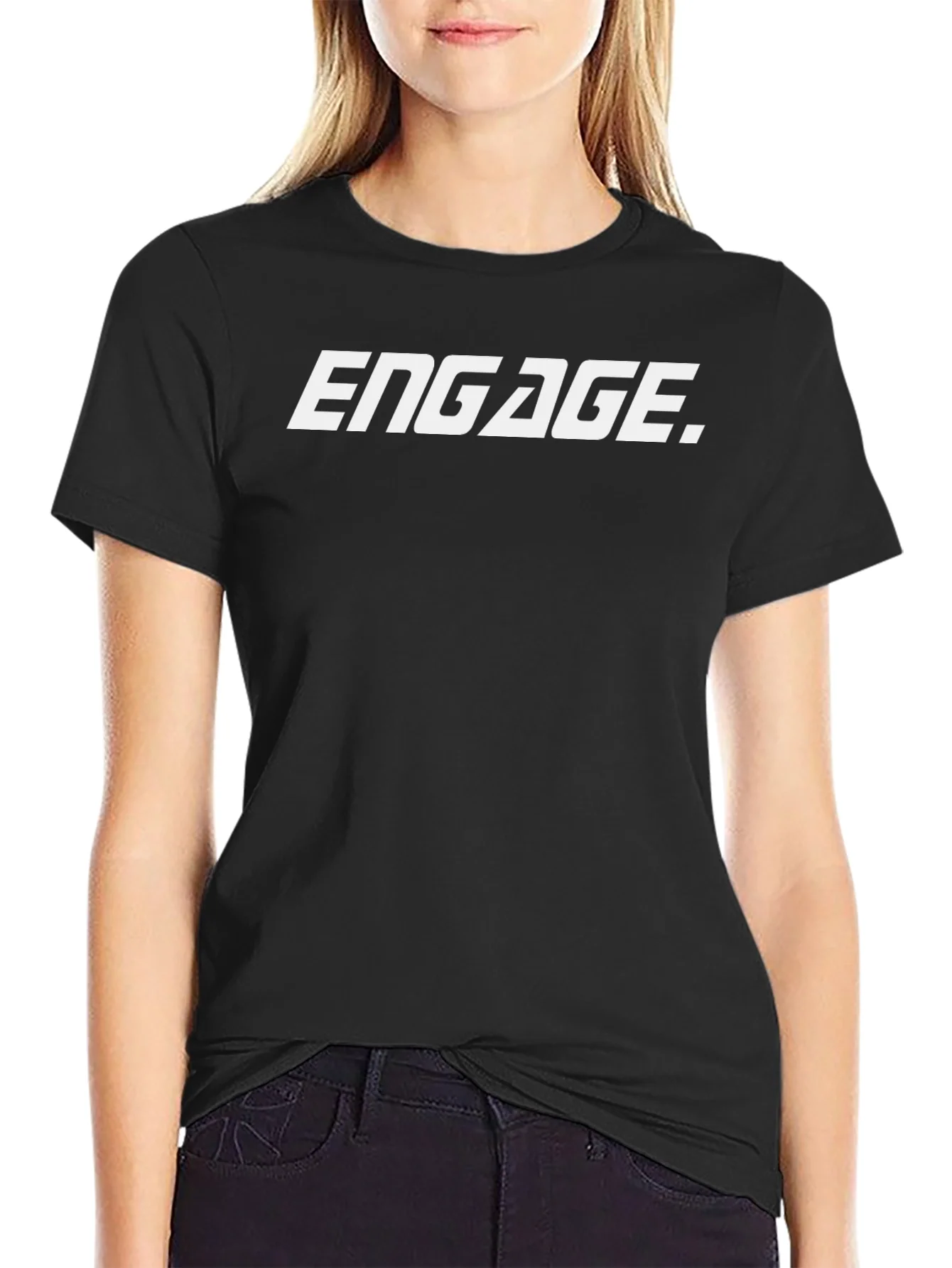 Rebbecca Engage Black Graphic Tee - Mens