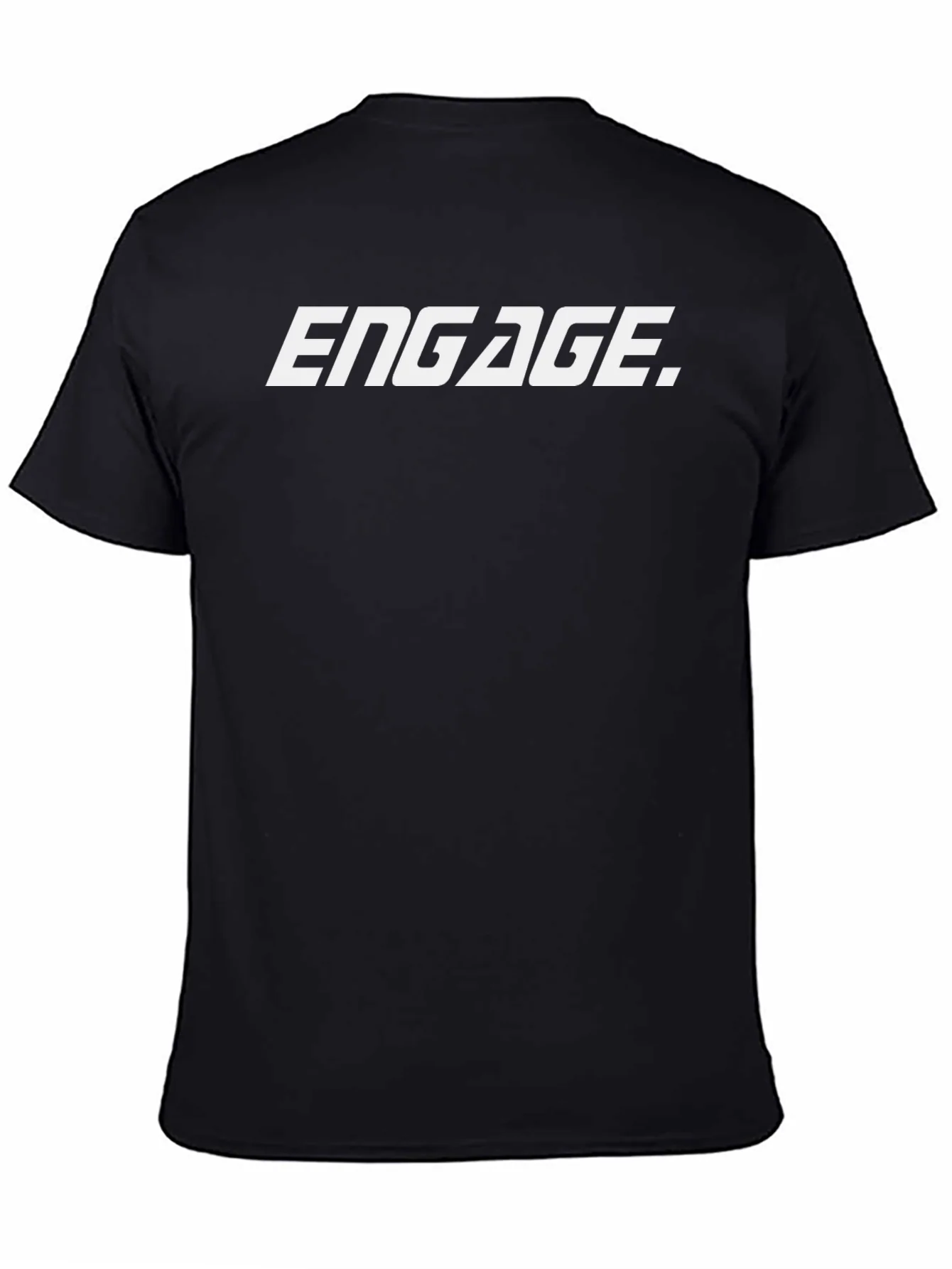 Rebbecca Engage Black Graphic Tee - Mens