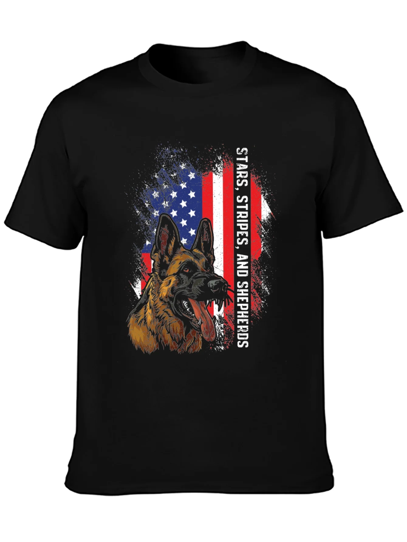 Rebbecca Stars Stripes and Shepherds T-Shirt