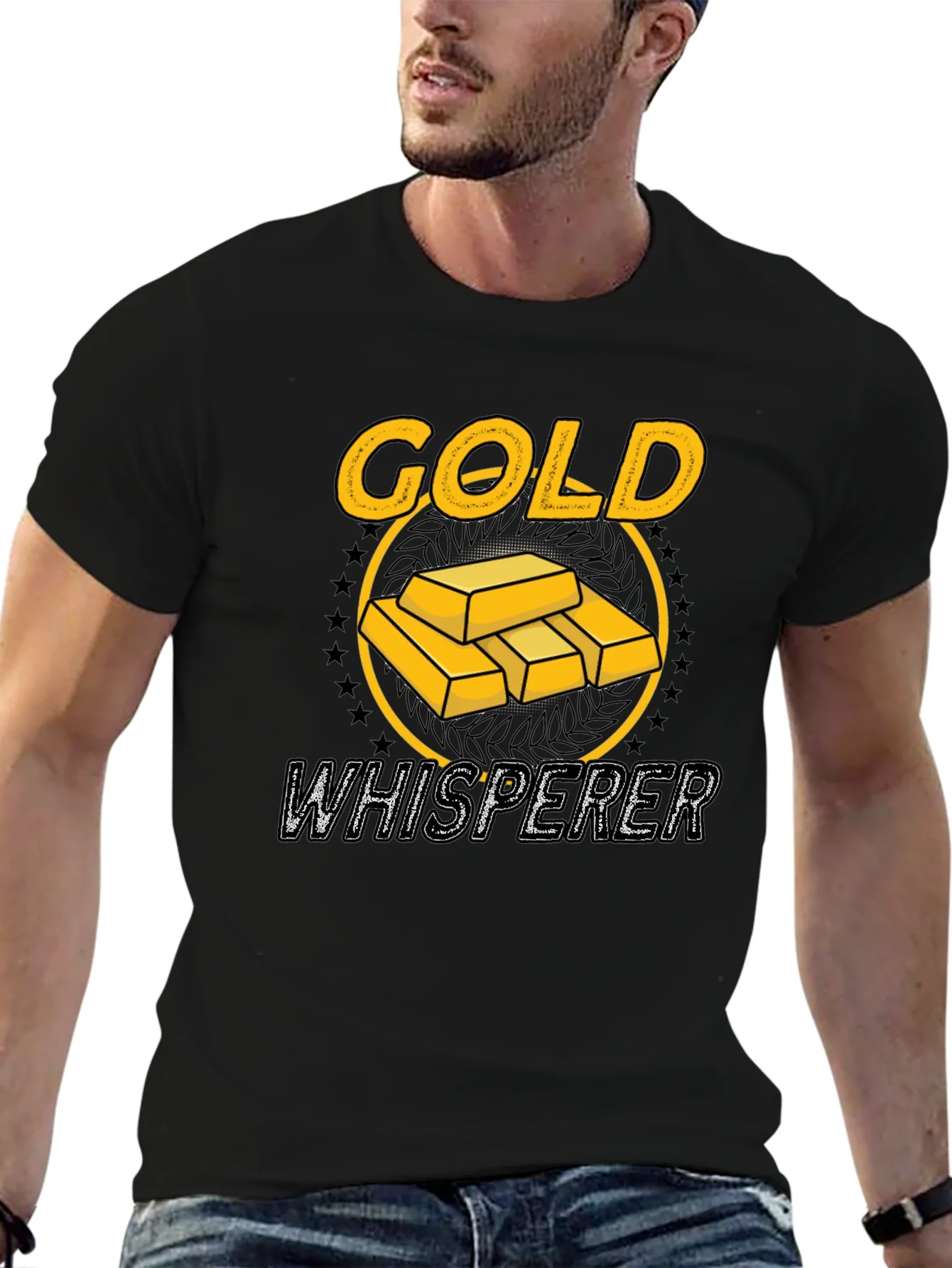 Rebbecca Gold Whisperer Graphic Tee - Black T-Shirt