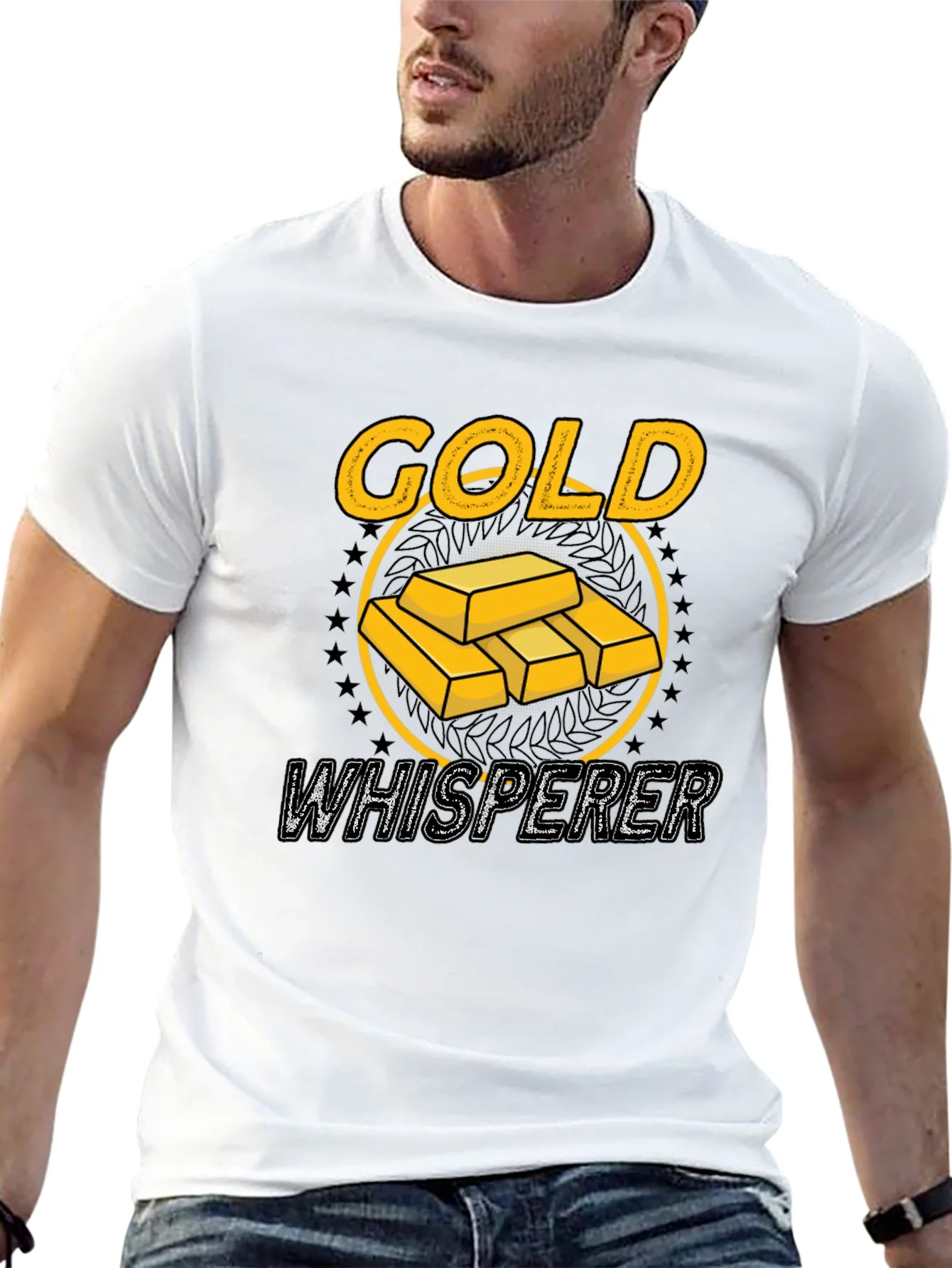 Rebbecca Gold Whisperer Graphic Tee - Black T-Shirt