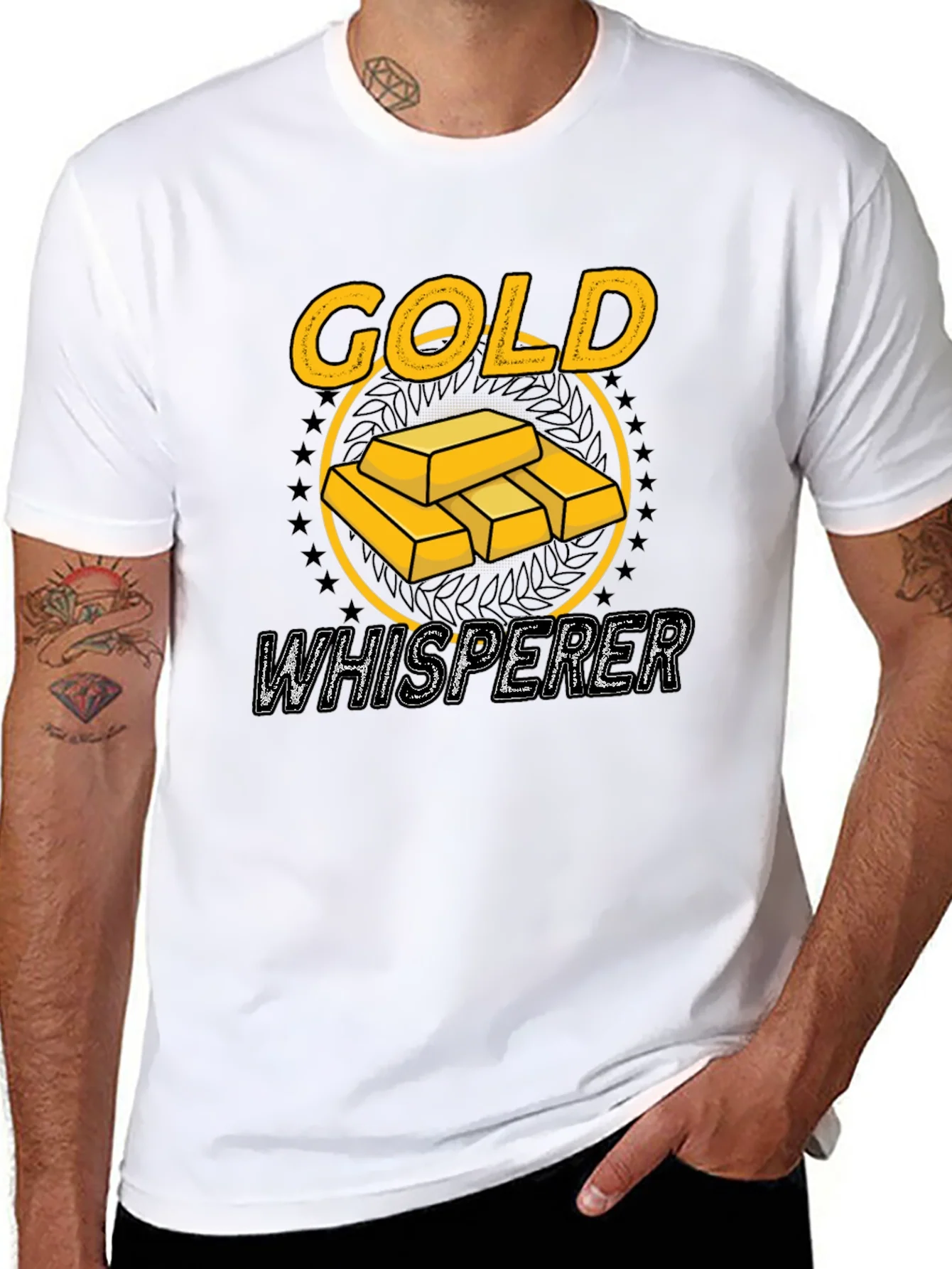 Rebbecca Gold Whisperer Graphic Tee - Black T-Shirt