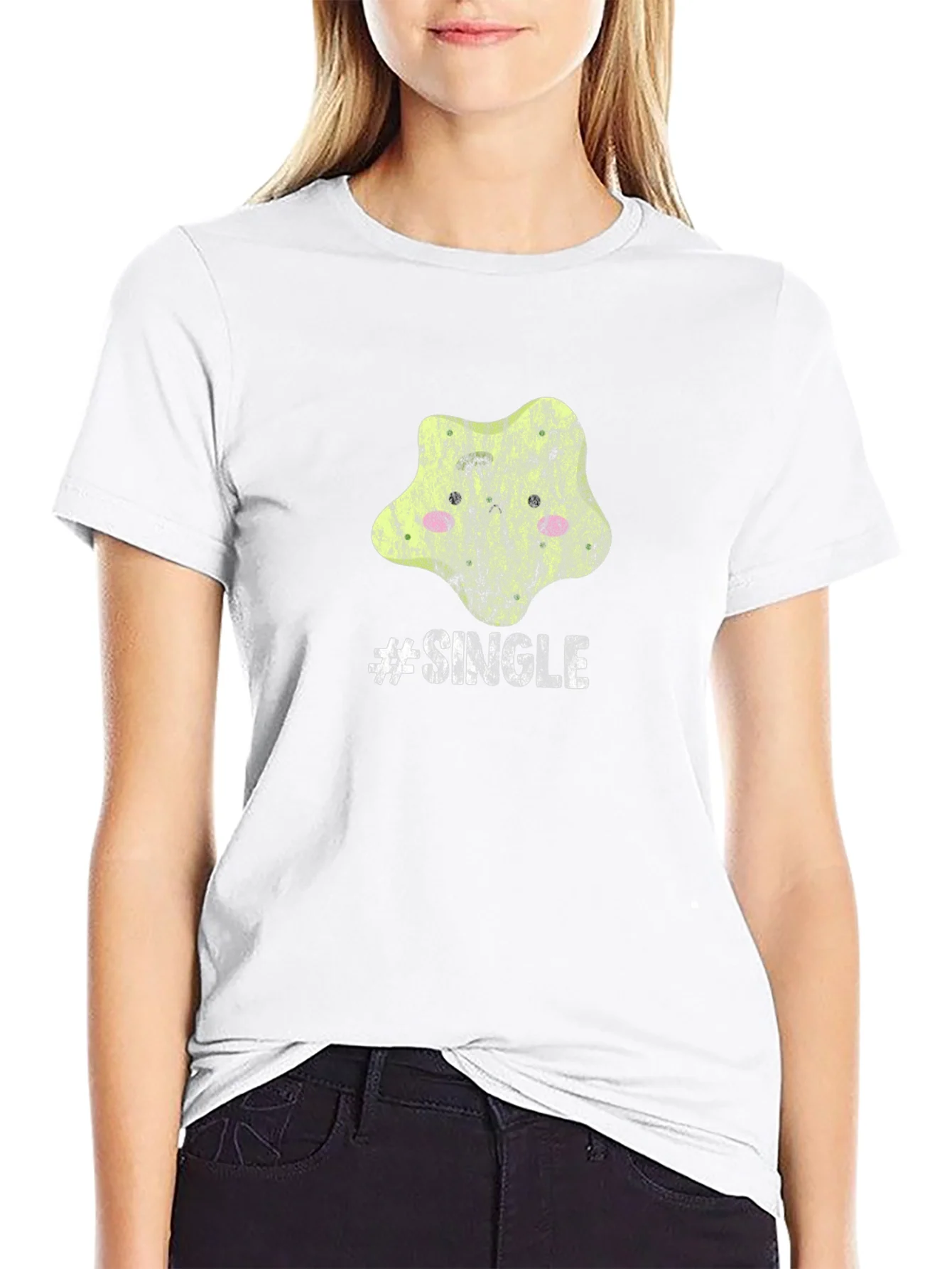 Rebbecca Single Kawaii Star Graphic T-Shirt