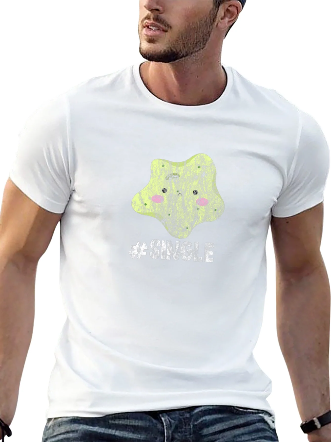Rebbecca Single Kawaii Star Graphic T-Shirt