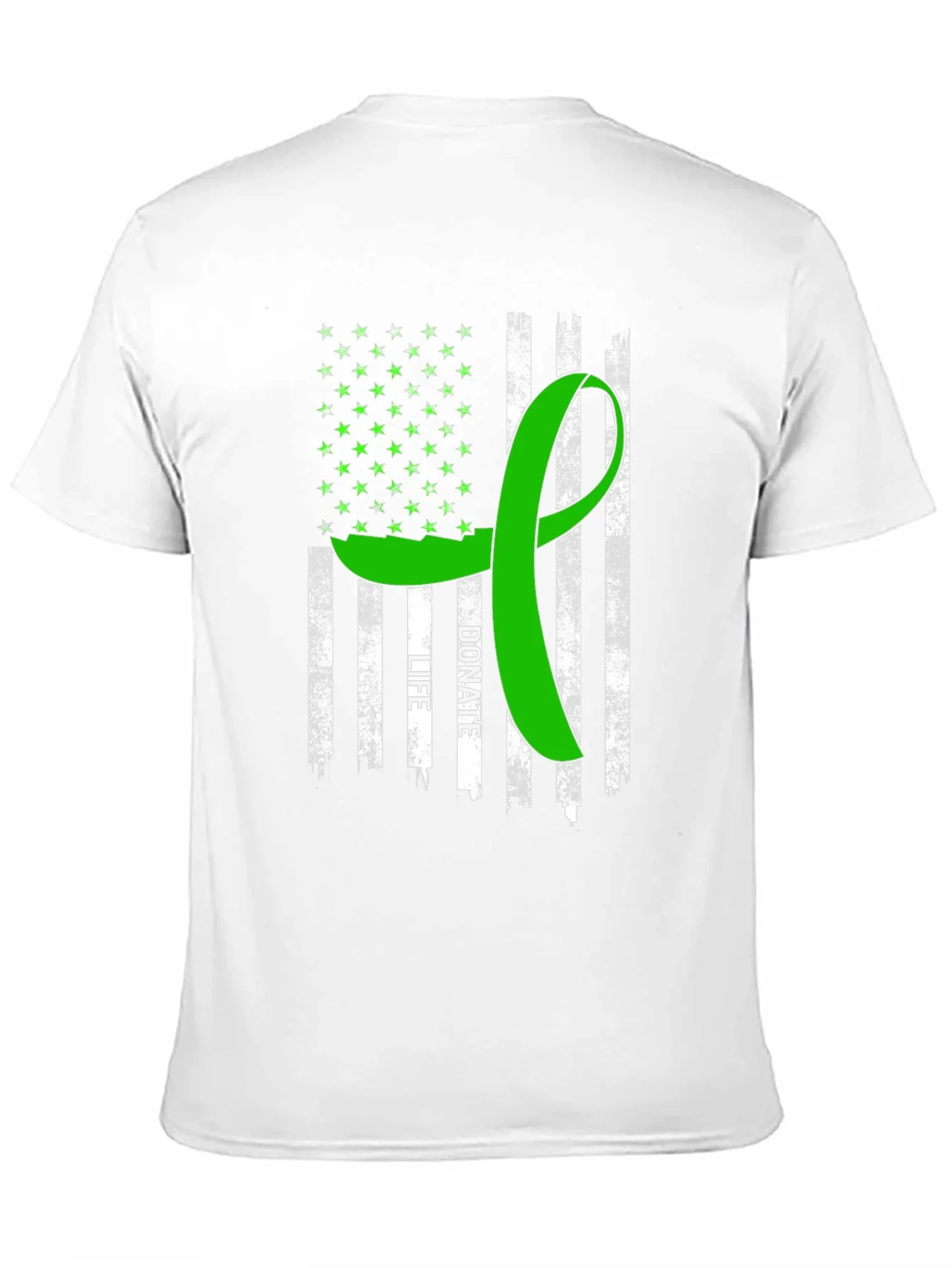 Rebbecca Donate Life American Flag T-Shirt