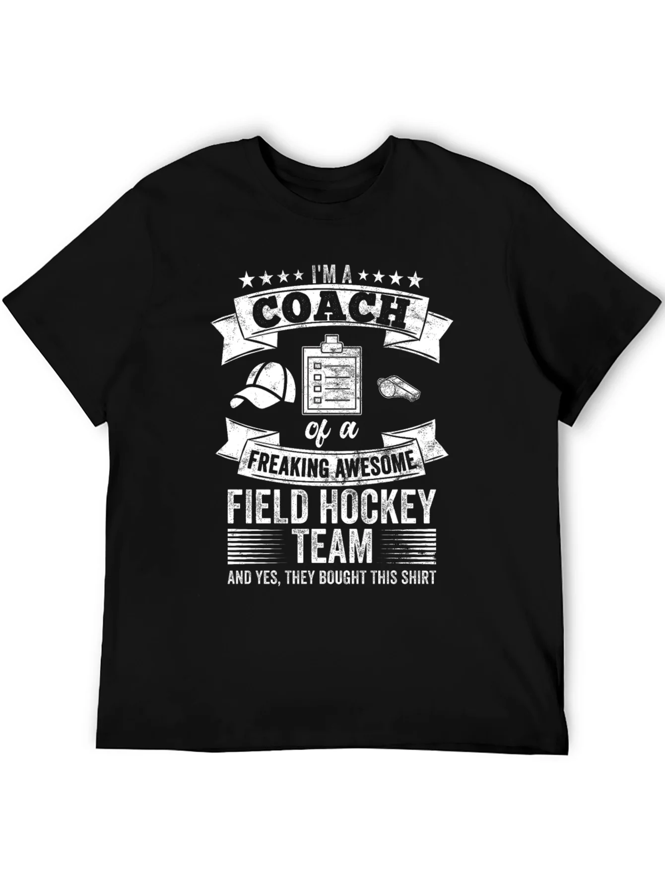 Camiseta Negra: ?Soy un Entrenador de Hockey Incre¨ªble!