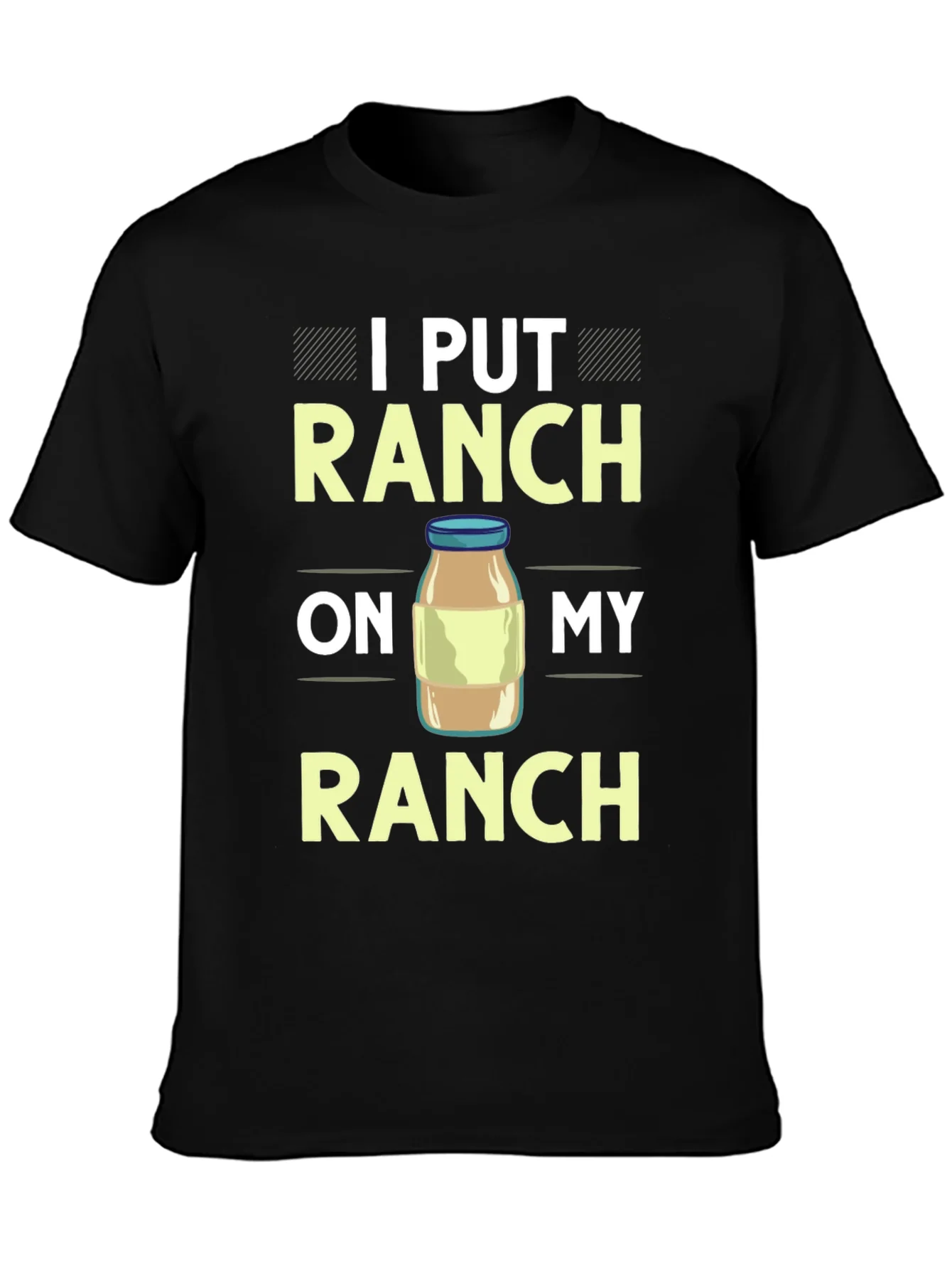Camiseta Negra: Pongo Ranch en Mi Ranch