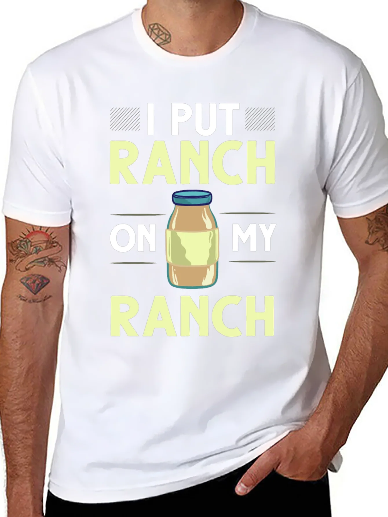Camiseta Negra: Pongo Ranch en Mi Ranch