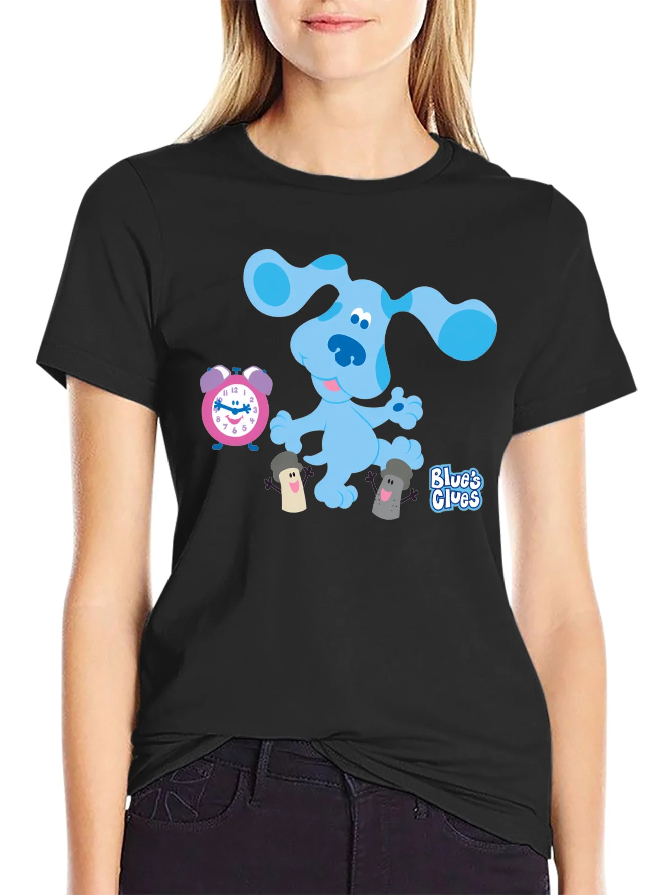 Rebbecca Blues Clues T-Shirt - Cartoon Dog Graphic Tee
